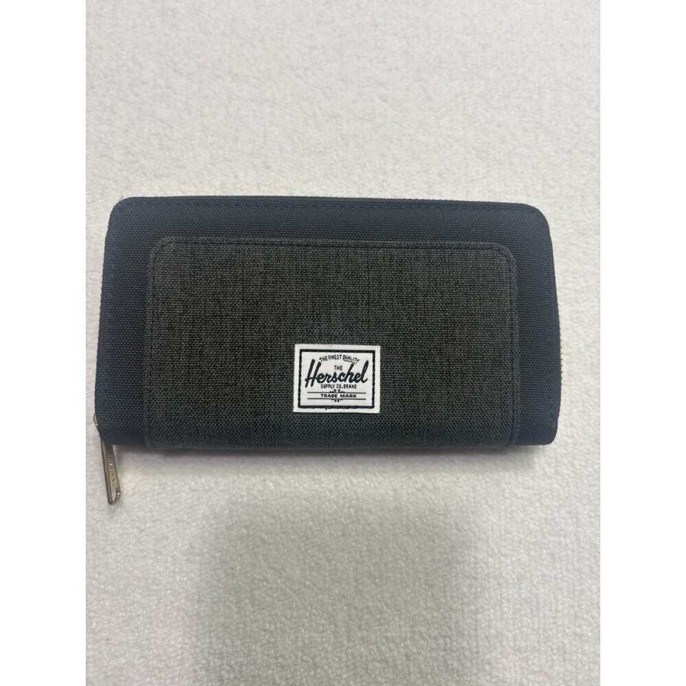 Herschel Supply Co. Thomas RFID Wallet Black Gray Coin & Card Case